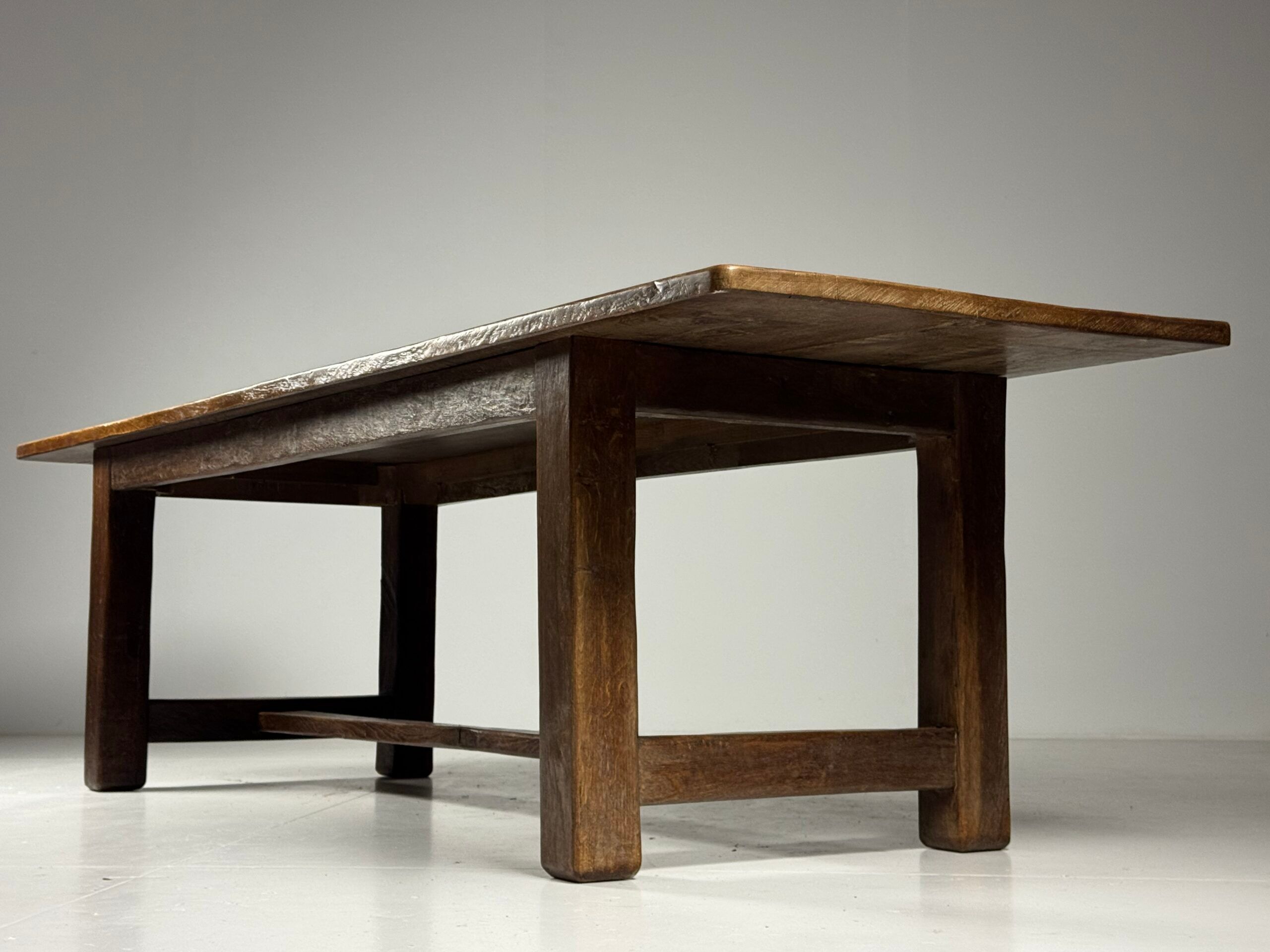 Table de monastère belge en chêne 280 cm