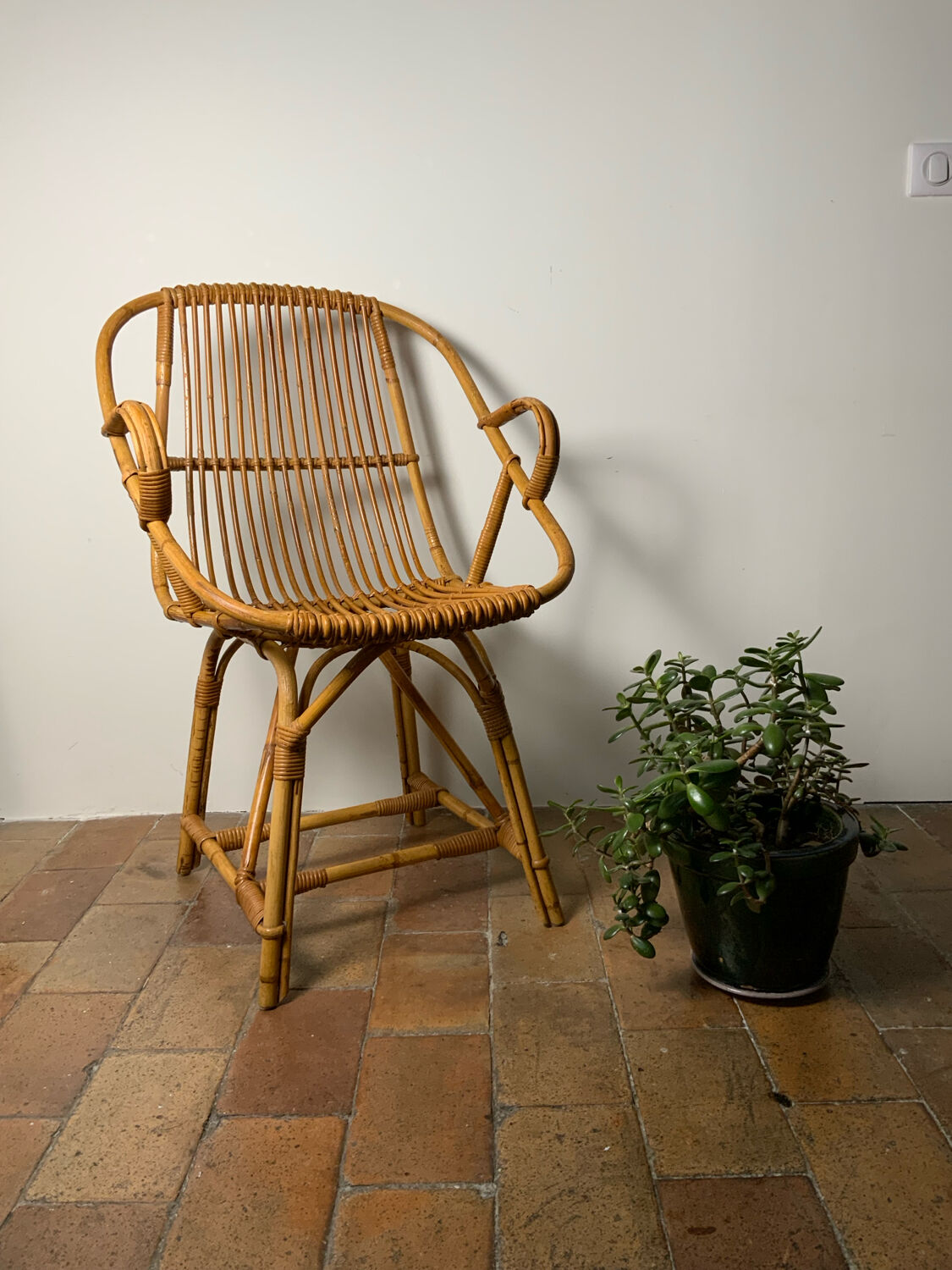 Vintage rattan chair