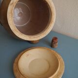 large antique vinegar cruet glazed stoneware old french stoneware vinegar cruet