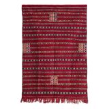 Moroccan kilim rug red 140x230 cm