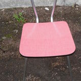 Set of 2 chairs in formica Red