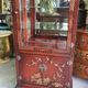 Asian lacquer display cabinet