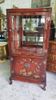 Asian lacquer display cabinet