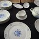 Service 44 pièces porcelaine de bohème