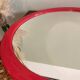 Miroir rouge vintage