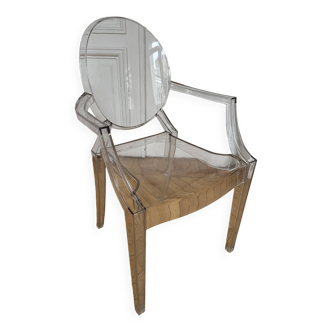 Lot de 6 chaises Louis Ghost KARTELL