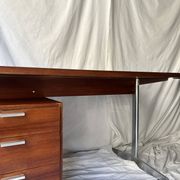 Scandinavian desk in wood and metal by Cees Braakman - Pastoe, design 1970