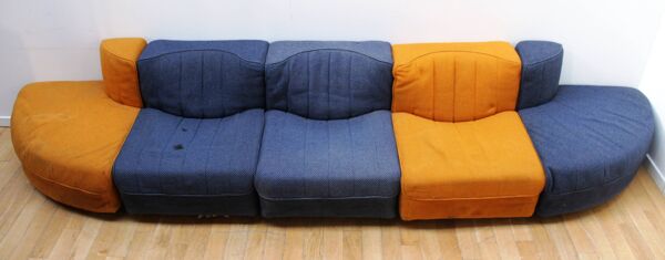 5 chauffeuses vintage, Mobilier International