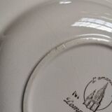 Vintage soup plates L'Amandinoise Pompadour