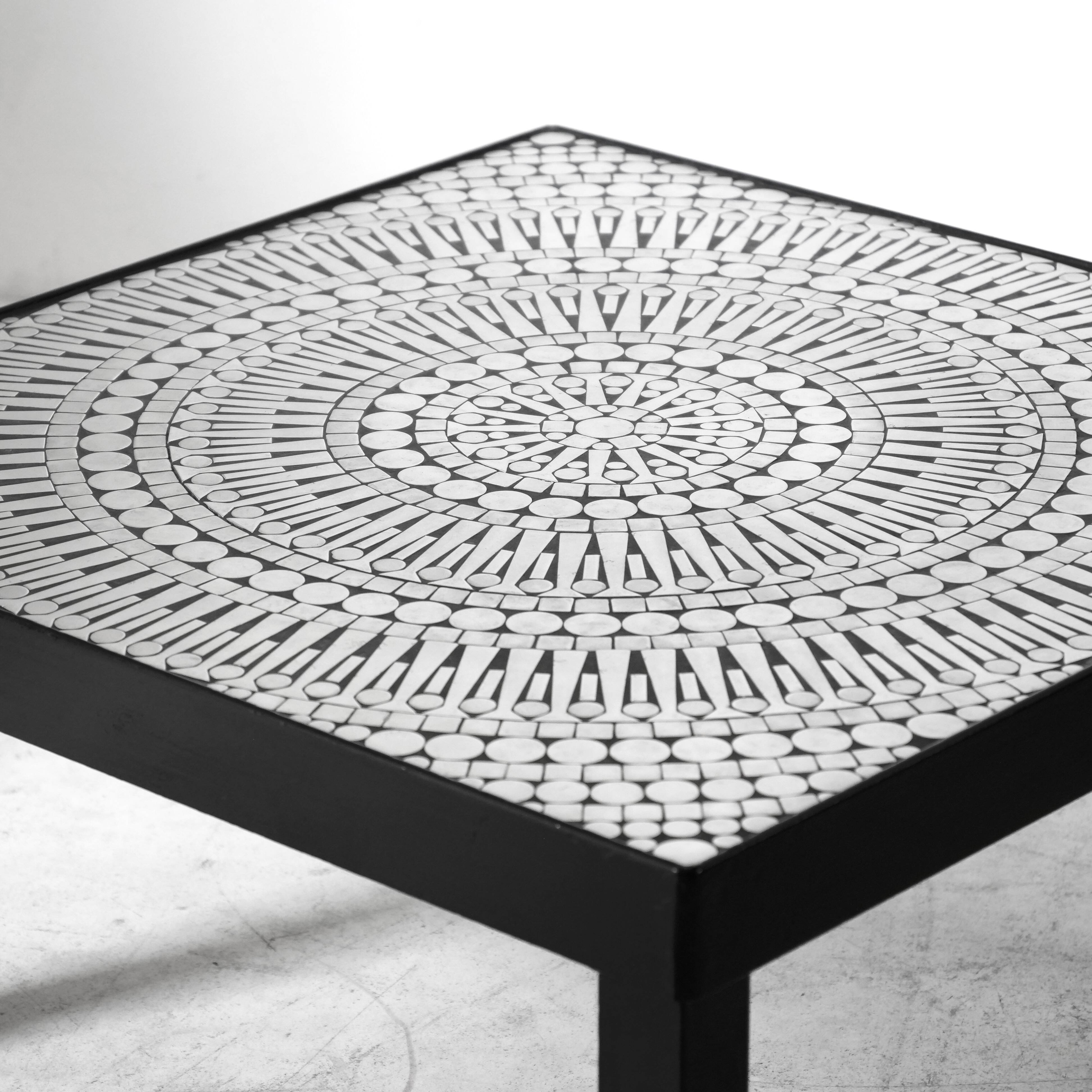 Coffee table by Raf Verjans, brutalist design, Belgium, 1970s