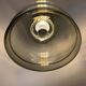 Smoked glass pendant light Space Age 1970s