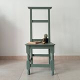 Antique "prie dieu" chair from the 19th century.