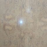 Wooden table with burl by Jean Claude Mahey