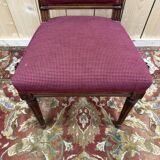 Suite de 6 chaises de style Louis XVI dossier carré