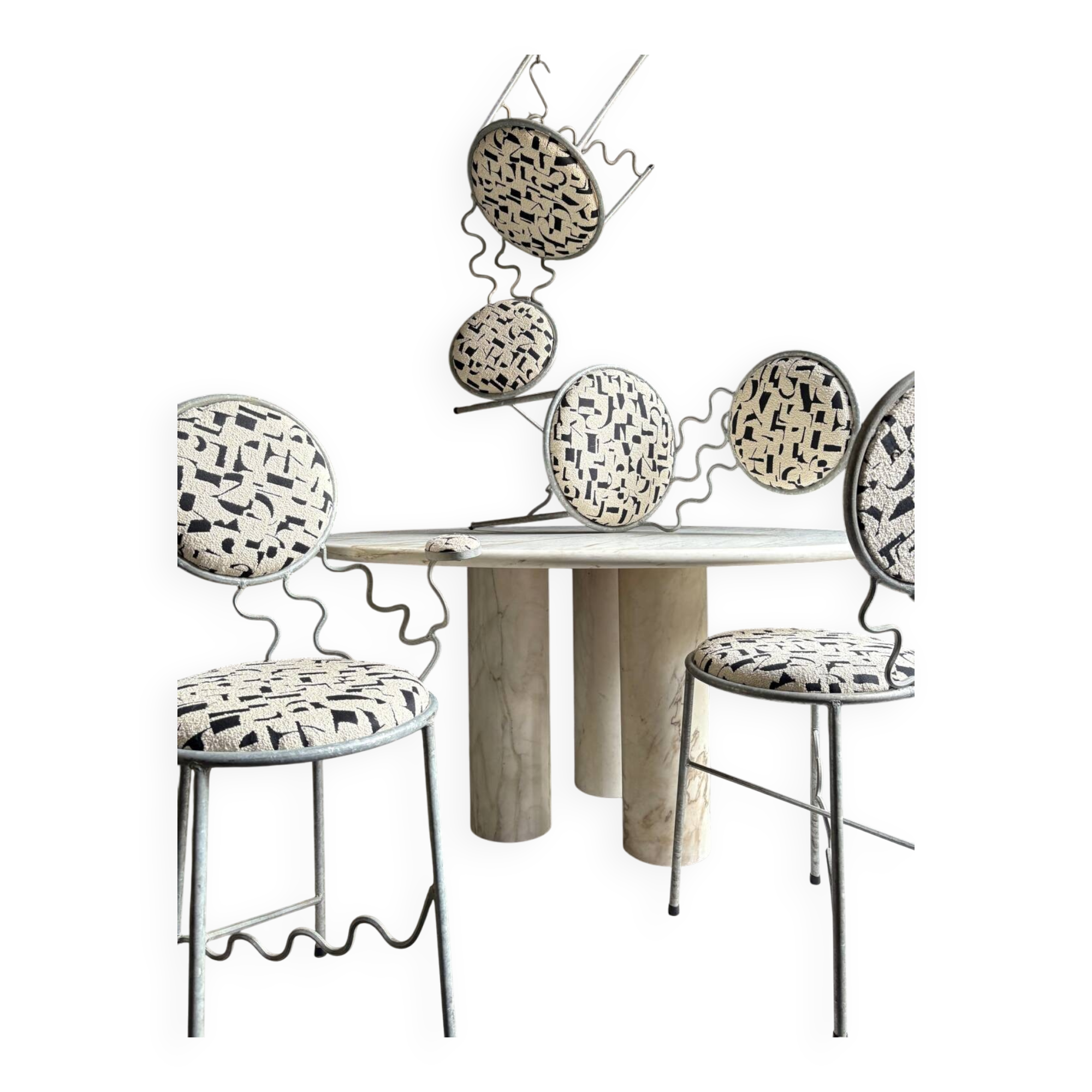 Ensemble (4) chaises de salle à manger