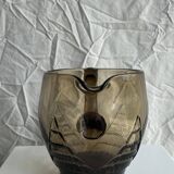 Smoked glass carafe