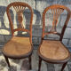 Pair of caned chairs in Louis XVI style