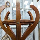 Oak coat rack