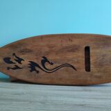 African chair engraved salamander