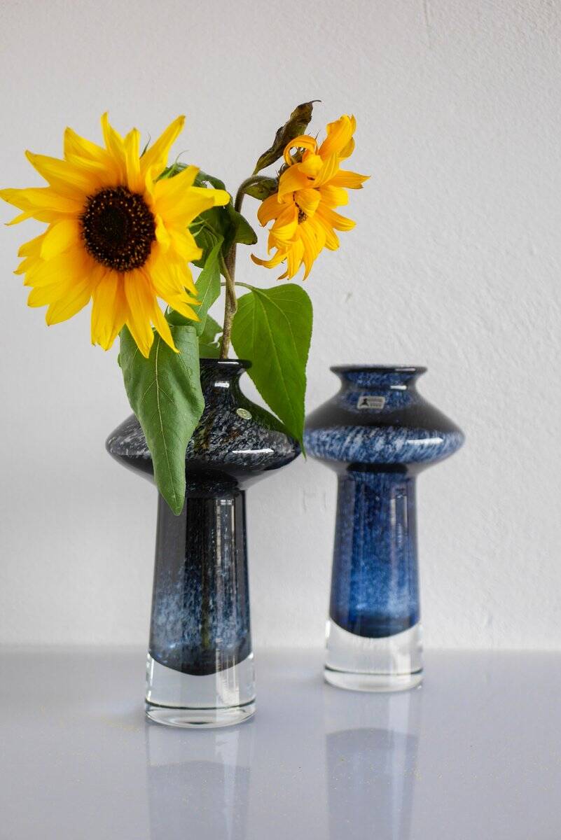 Vases called Oxid by Bo Borgström for Åseda, set of 2.