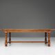 Table à manger française en chêne du XVIIIe siècle