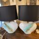 Pair of vintage porcelain lamps