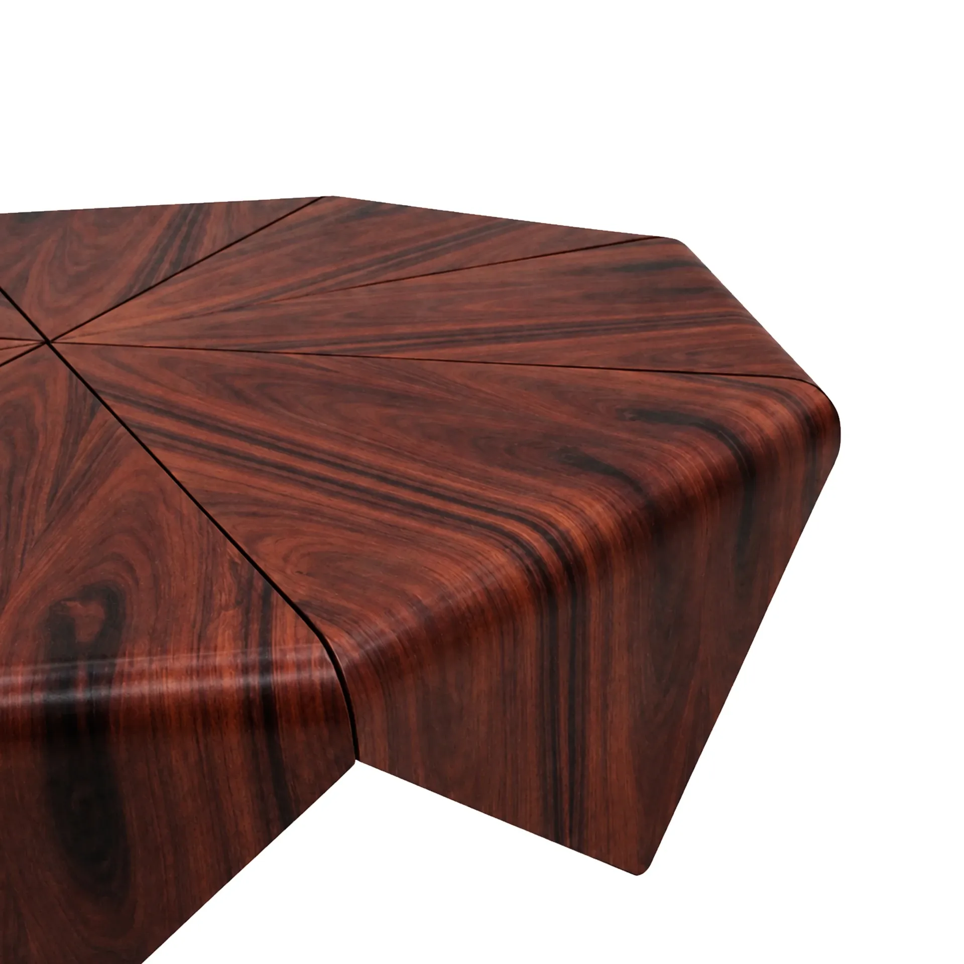 Mid-Century Jorge Zalszupin “Pétalas” Rosewood Table For L’Atelier, Brazil