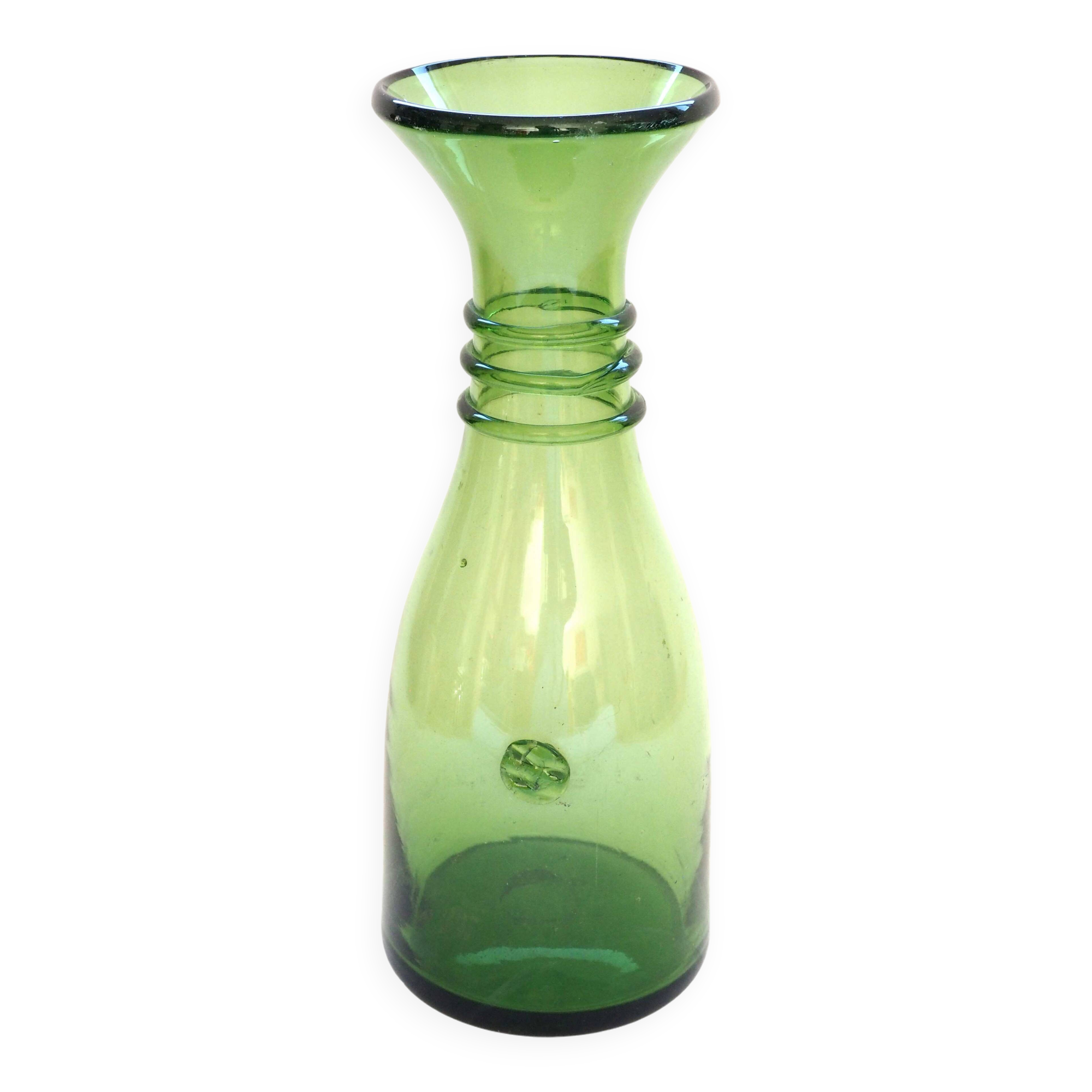 Biot glass carafe