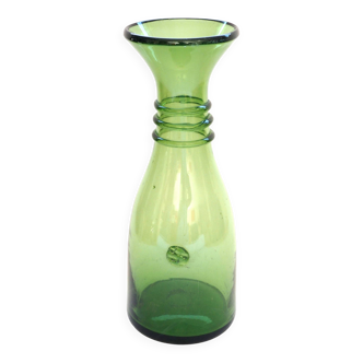 Biot glass carafe
