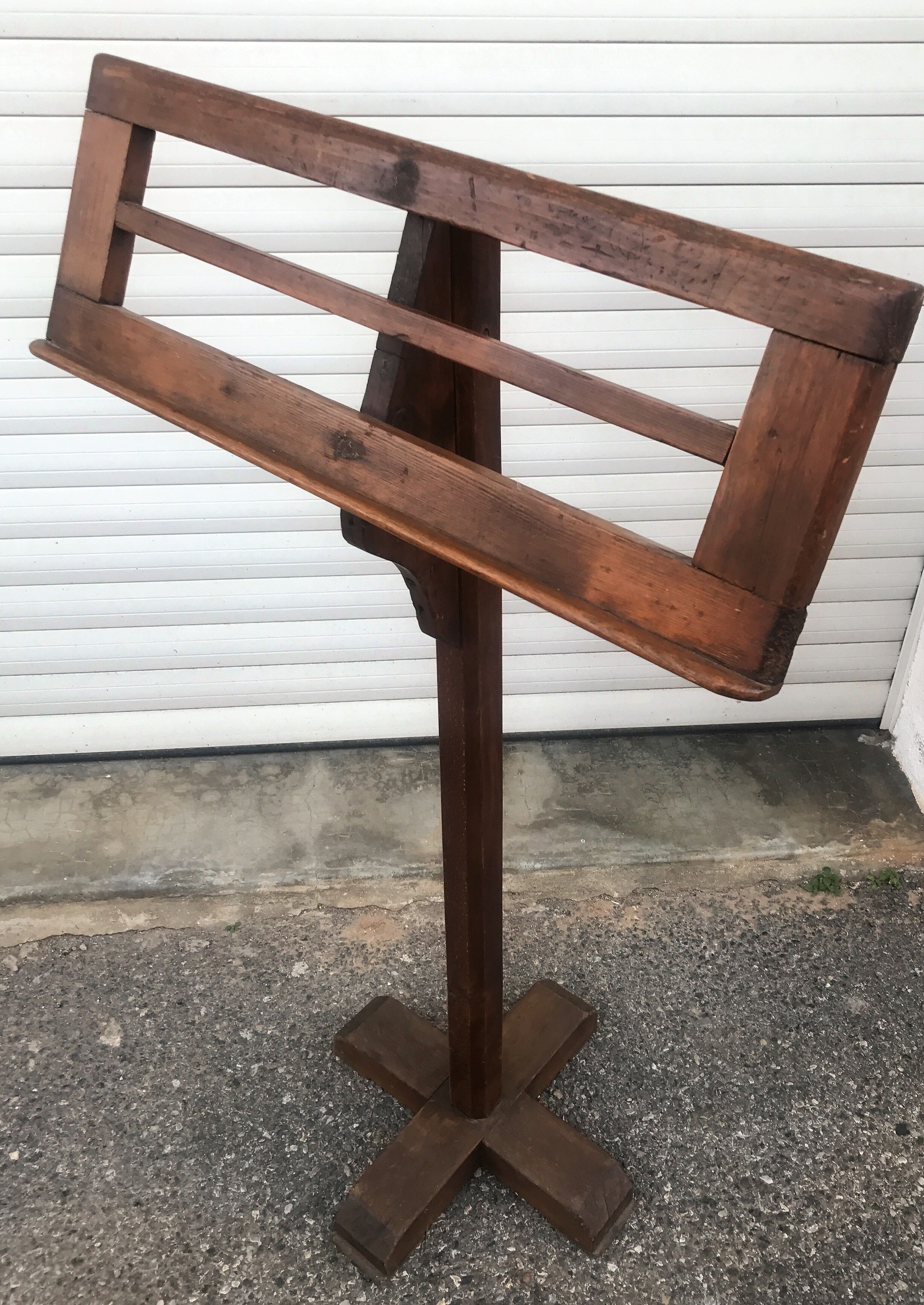 Ancient oak lectern