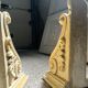 Moulded plaster bookends