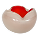 Murano - Alfredo Barbini - opaline glass - orange/white - Italy - 60's