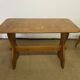 Ensemble table et 4 chaises en bois vintage