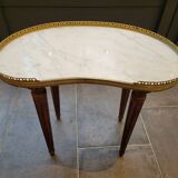 Carrara marble kidney table
