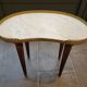 Carrara marble kidney table