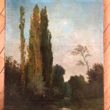 Antique oil painting by A. Tersiey