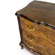Commode italienne Art déco en loupe de noyer, années 1940-50