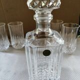 Vintage Arques crystal whisky service