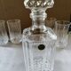 Vintage Arques crystal whisky service