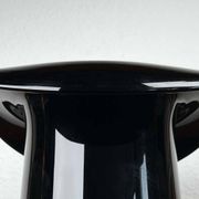 Vintage Italian vase top hat in Murano glass, 1980s.