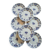 8 assiettes plates en Terre de fer de Longchamp 