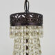Hot air balloon chandelier, glass grapevines. Chandelier grapevines. Year 80