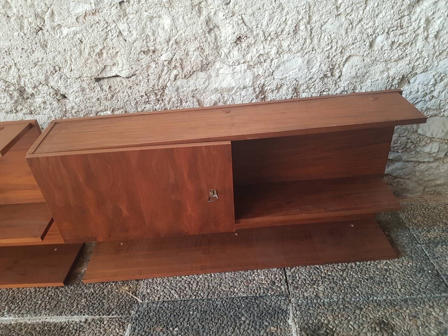 Pair of vintage wall shelves