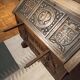 Secretary carved coat of arms of the Dauphiné