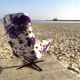 Fauteuil pivotant polonais vintage WEGA des années 70 en velours