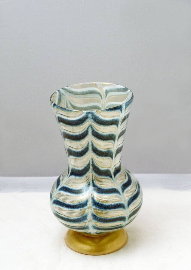 Graffito Barbarico Vase by Ercole Barovier for Barovier & Toso, 1969