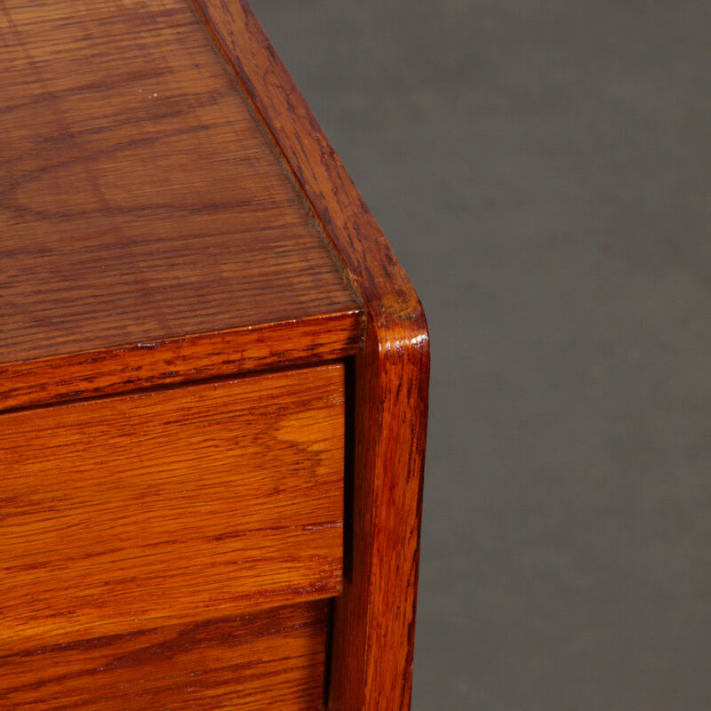Vintage oak storage by Jiri Jiroutek, model U-458, 1960