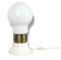Modernist vintage 1970 s italian Giant Glass Bulb Table / Floor Light