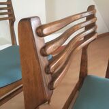 Scandinavian blue  chairs