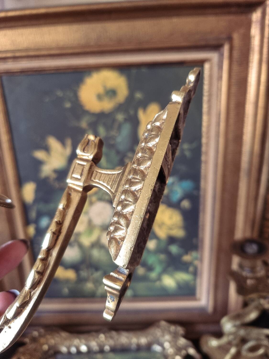 Pair of wall candle holders